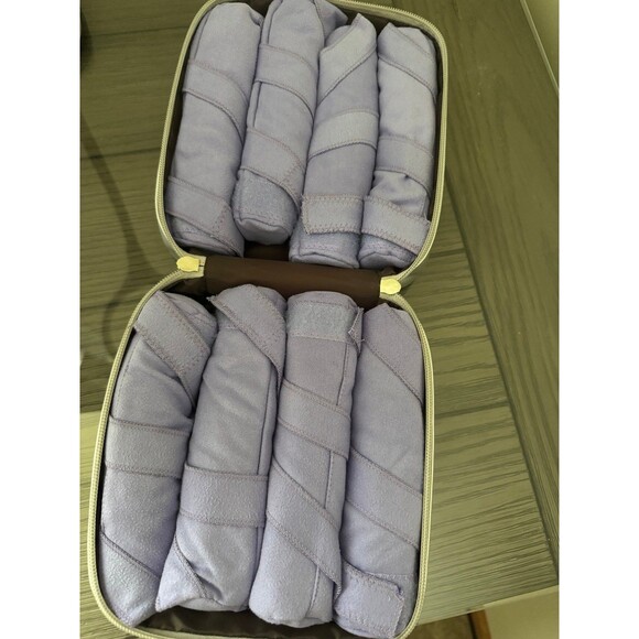 Monat Sleep In Hair Rollers Bendy Rollers Pack of 8 w/ Zip Case - Picture 3 of 3